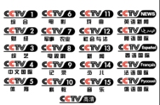 cctv最新频道台标图片