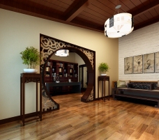 中式书房室内设计
