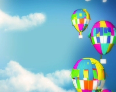 庆典气球装饰素视频素材