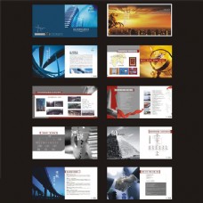 企业画册设计模板矢量素材
