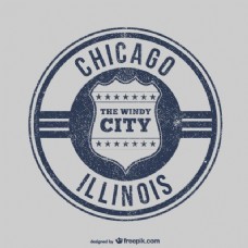 古镇芝加哥邮票