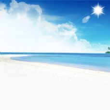 夏季海滩主图背景