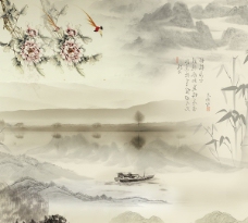 传统中国水墨画
