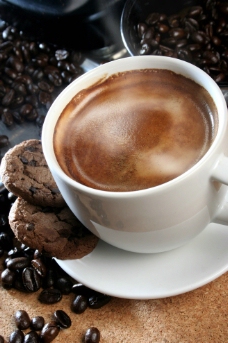咖啡杯和咖啡图片