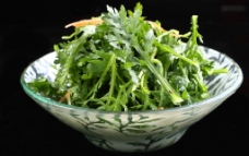生拌茼蒿 蔬菜图片