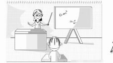 白色风格卡通课堂动画AE模板
