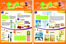 进口食品进口商品零食宣传页海报