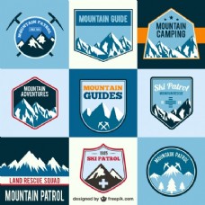 雪山高山探险标签
