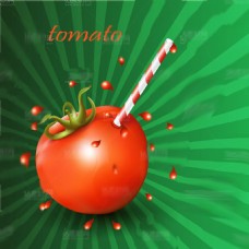 卡通番茄西红柿蔬菜矢量素材