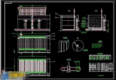 综合设计综合废水电解单体cad施工设计图