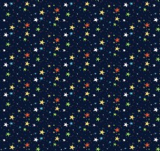 彩色缤纷星星无缝背景矢量素材