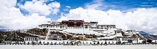 淘宝背景西藏布达拉宫建筑淘宝海报背景