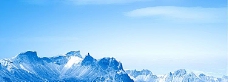 淘宝海报雪山背景
