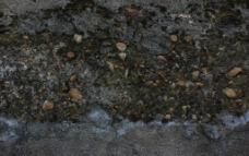 旧鹅卵石子墙图片