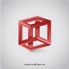 三维立方体的标志