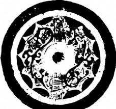 秦汉时代版画装饰画矢量AI格式1169