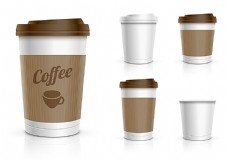 咖啡杯矢量饮料杯设计